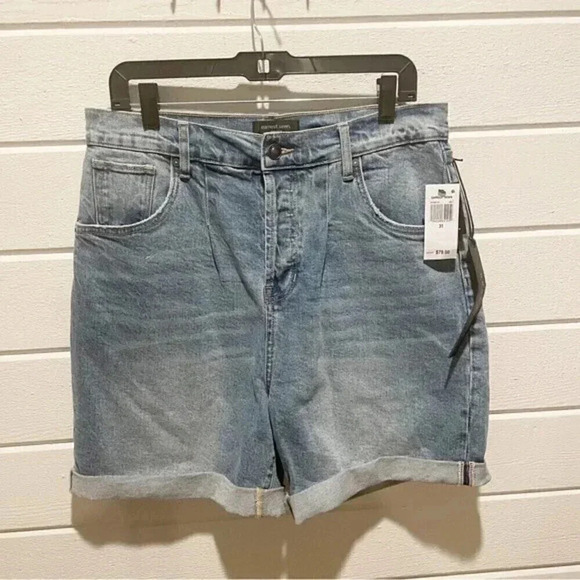 NWT Earnest Sewn Hi-rise Pleat Shorts Size 31 - Picture 1 of 13